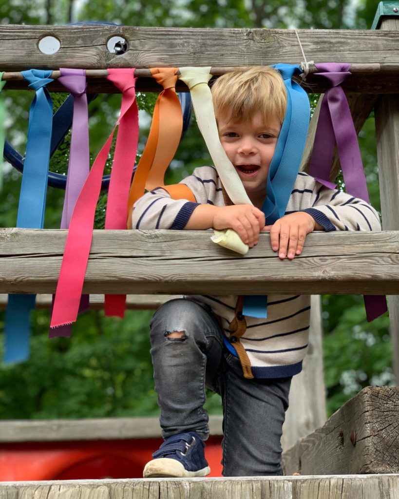 child on playground